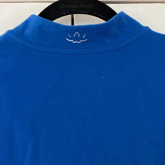 Beyond Yoga On the Go Mock Neck Jacket in Royal BLUE Track‎ Jacket Athleisure - Picture 7 of 10